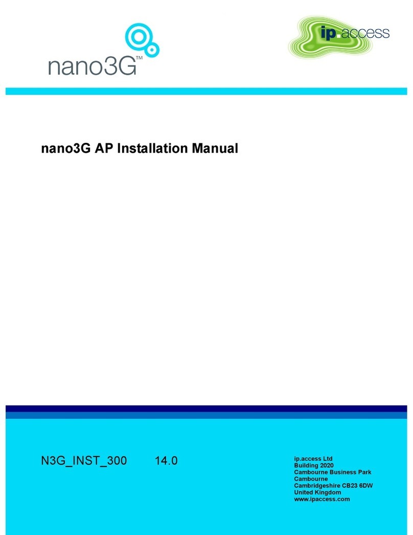 Ip.Access nano3G AP User manual