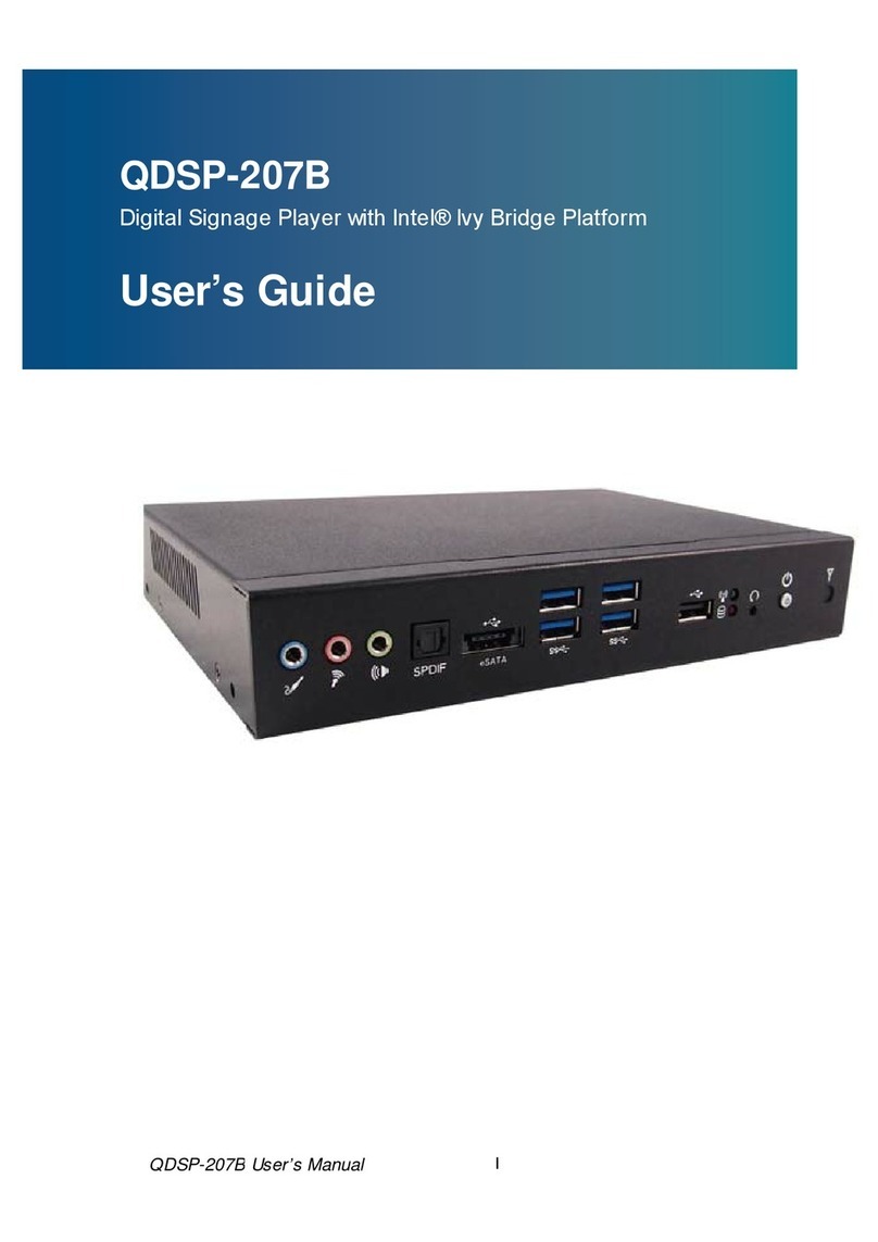 Quanmax QDSP-207B User manual