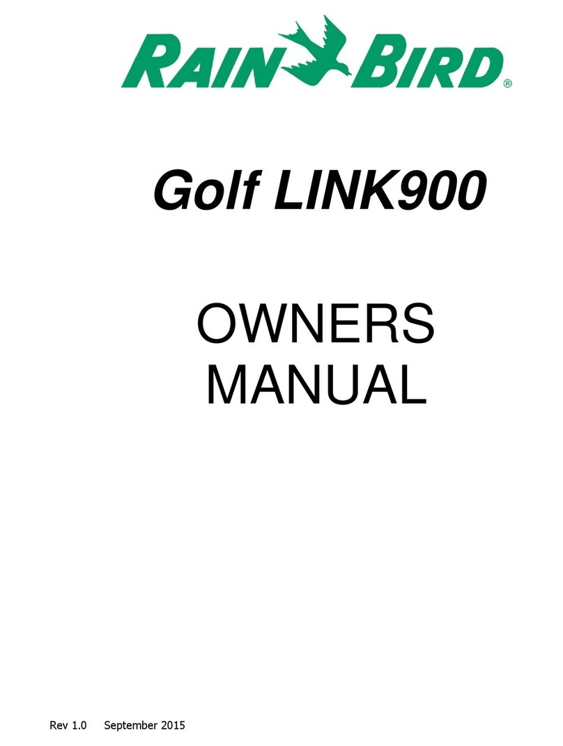 Rain Bird Gold LINK 900 User manual
