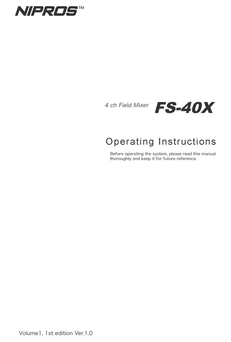 NIPROS FS-40X operating instructions