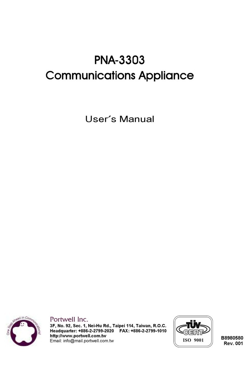 Portwell PNA-3303 user manual