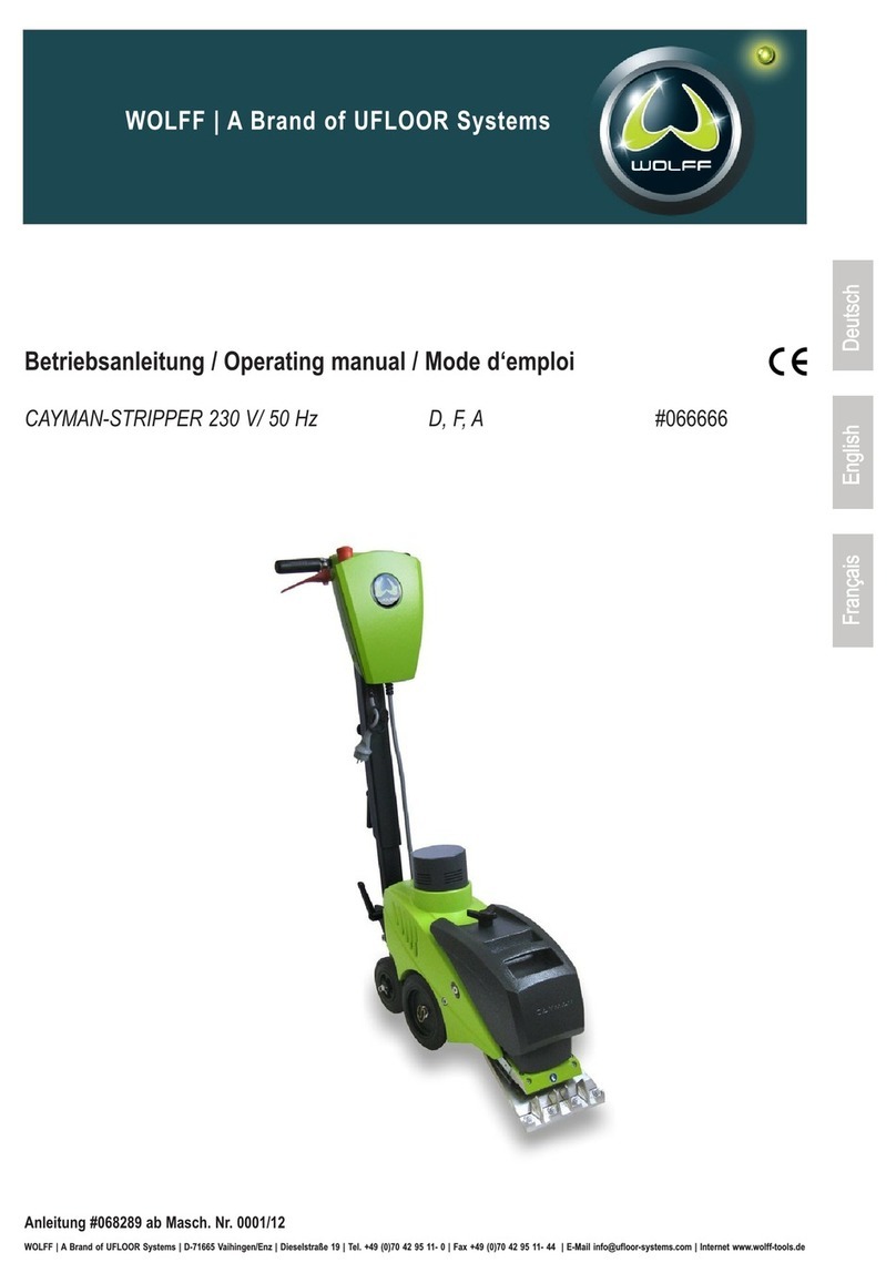 WOLFF Cayman Stripper 230V/50Hz operating manual