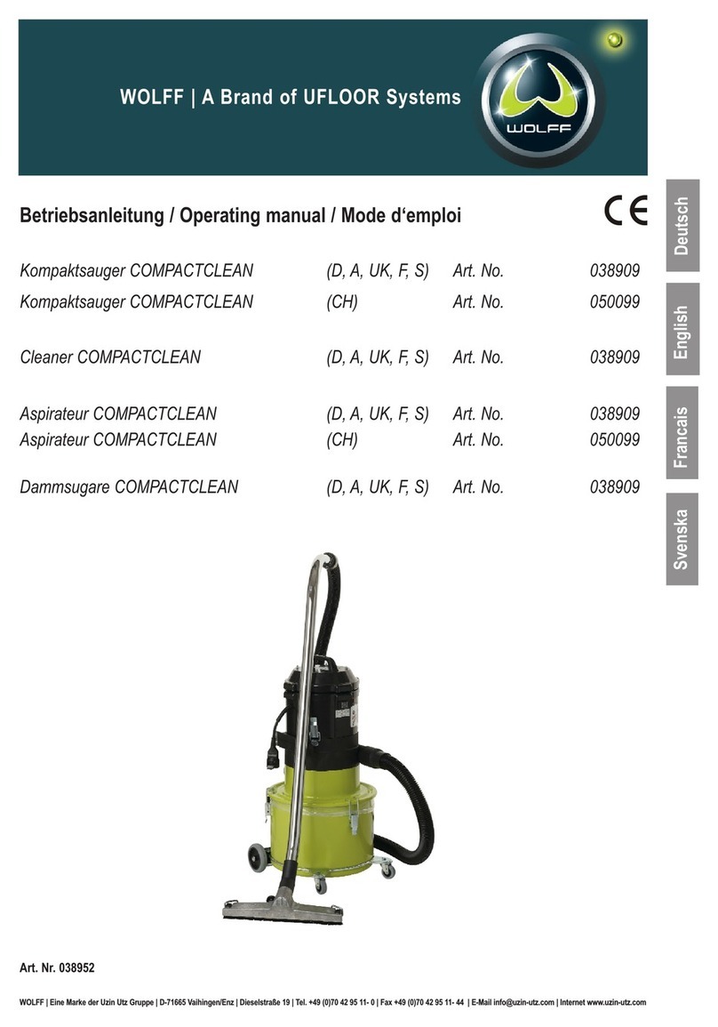 WOLFF Compactclean User manual