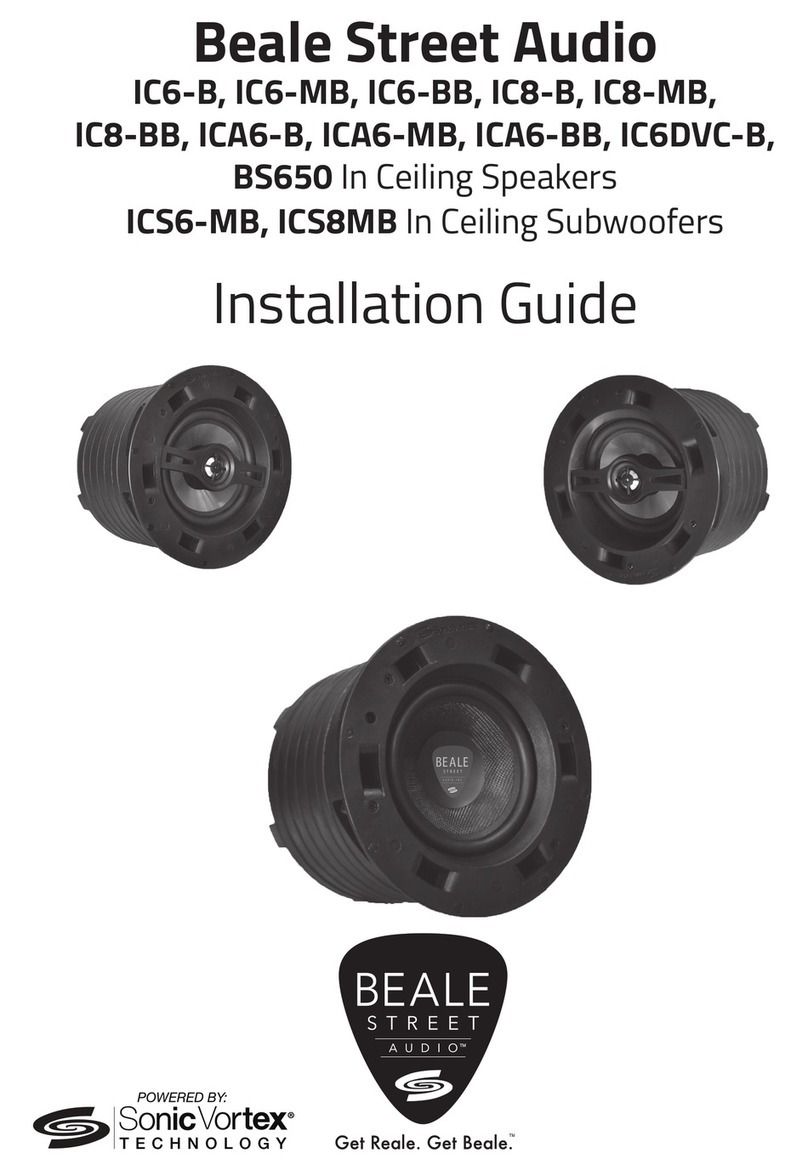 Beale Street Audio IC6-B installation guide