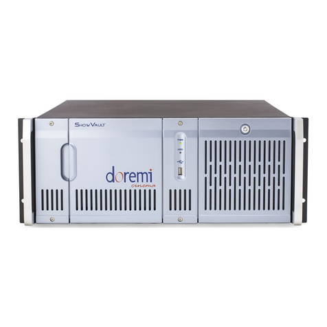 Doremi ShowVault Installer manual