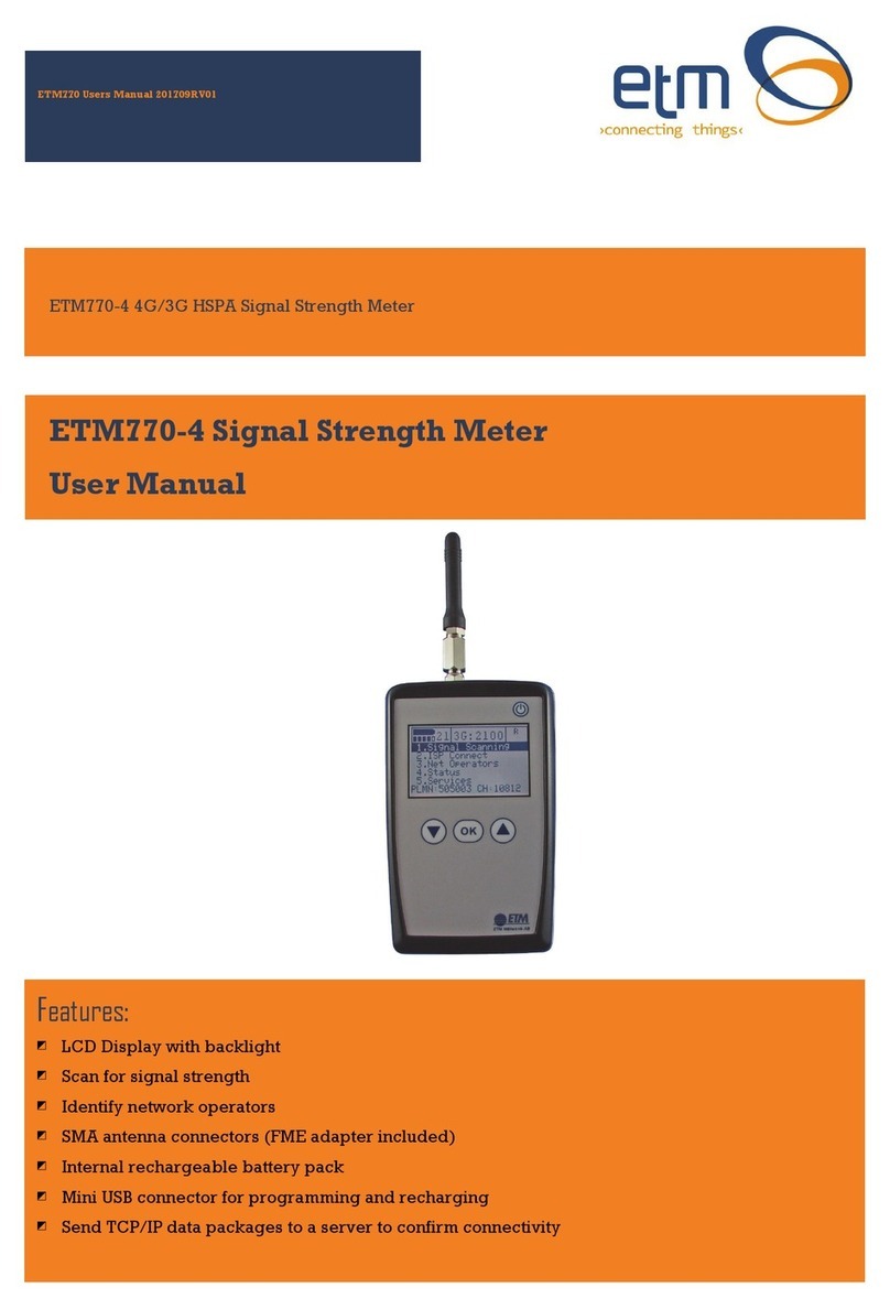 ETM ETM770-4 User manual
