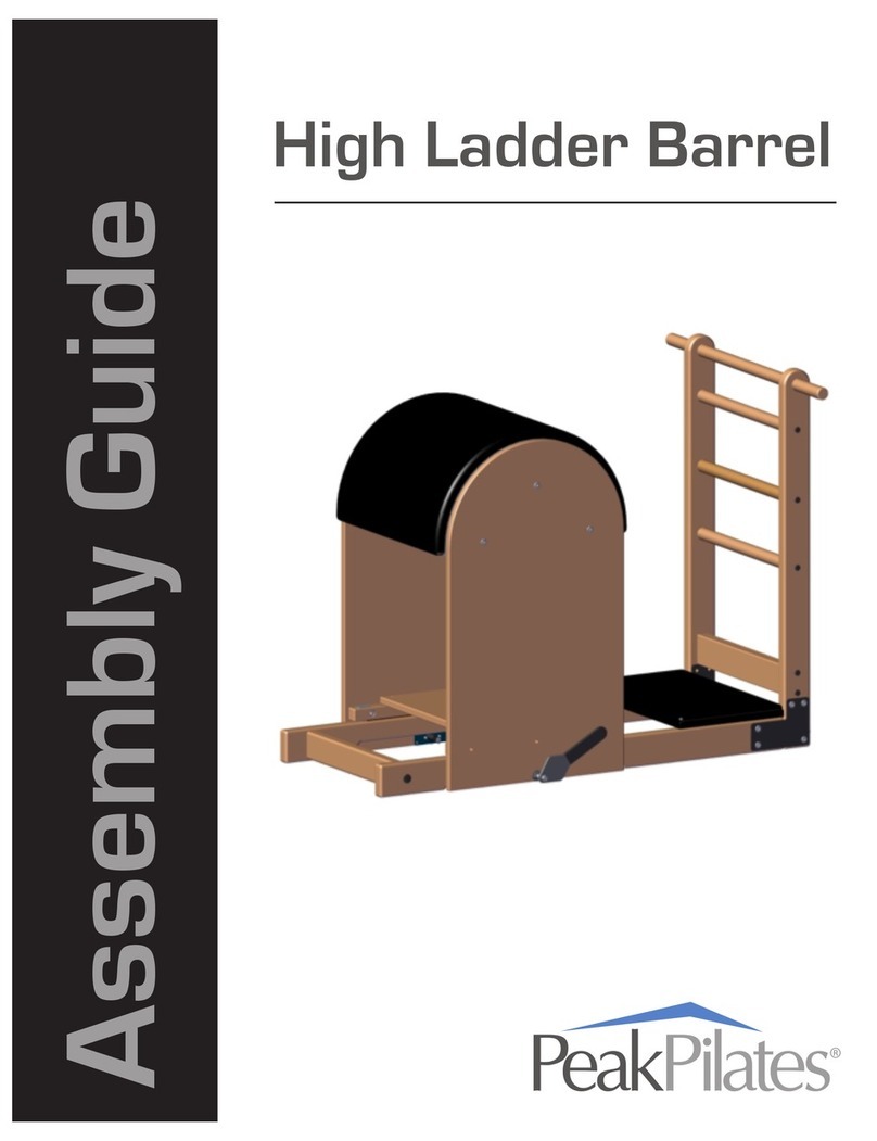 Peak Pilates High Ladder Barrel User manual