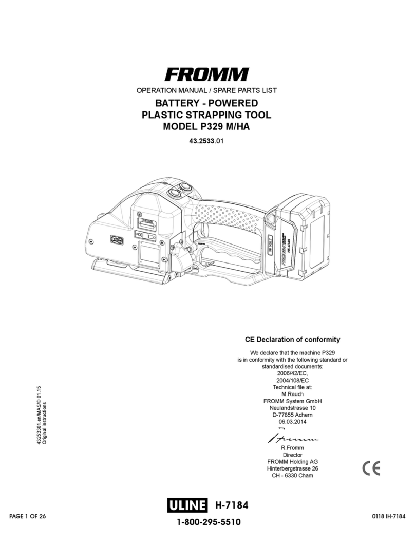 Fromm P329 M User manual