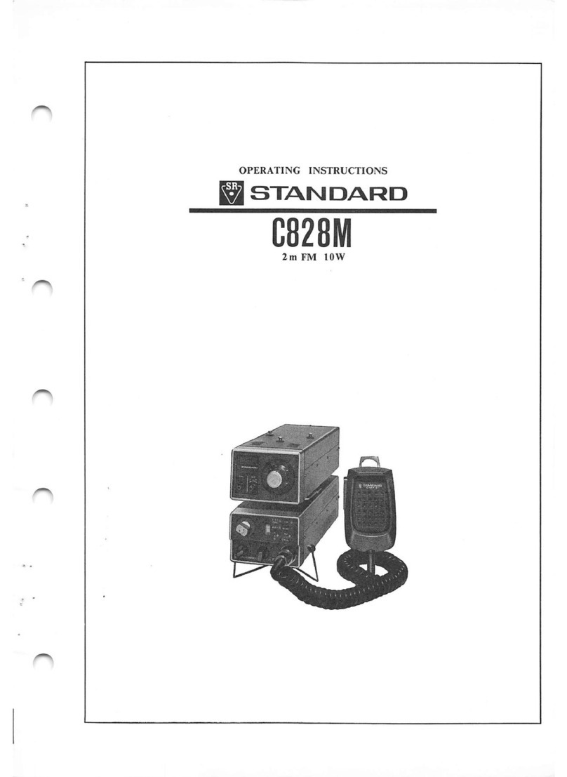 Standard C828M operating instructions