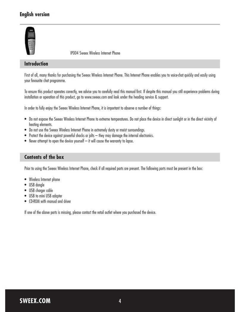 SWEEX IP004 manual