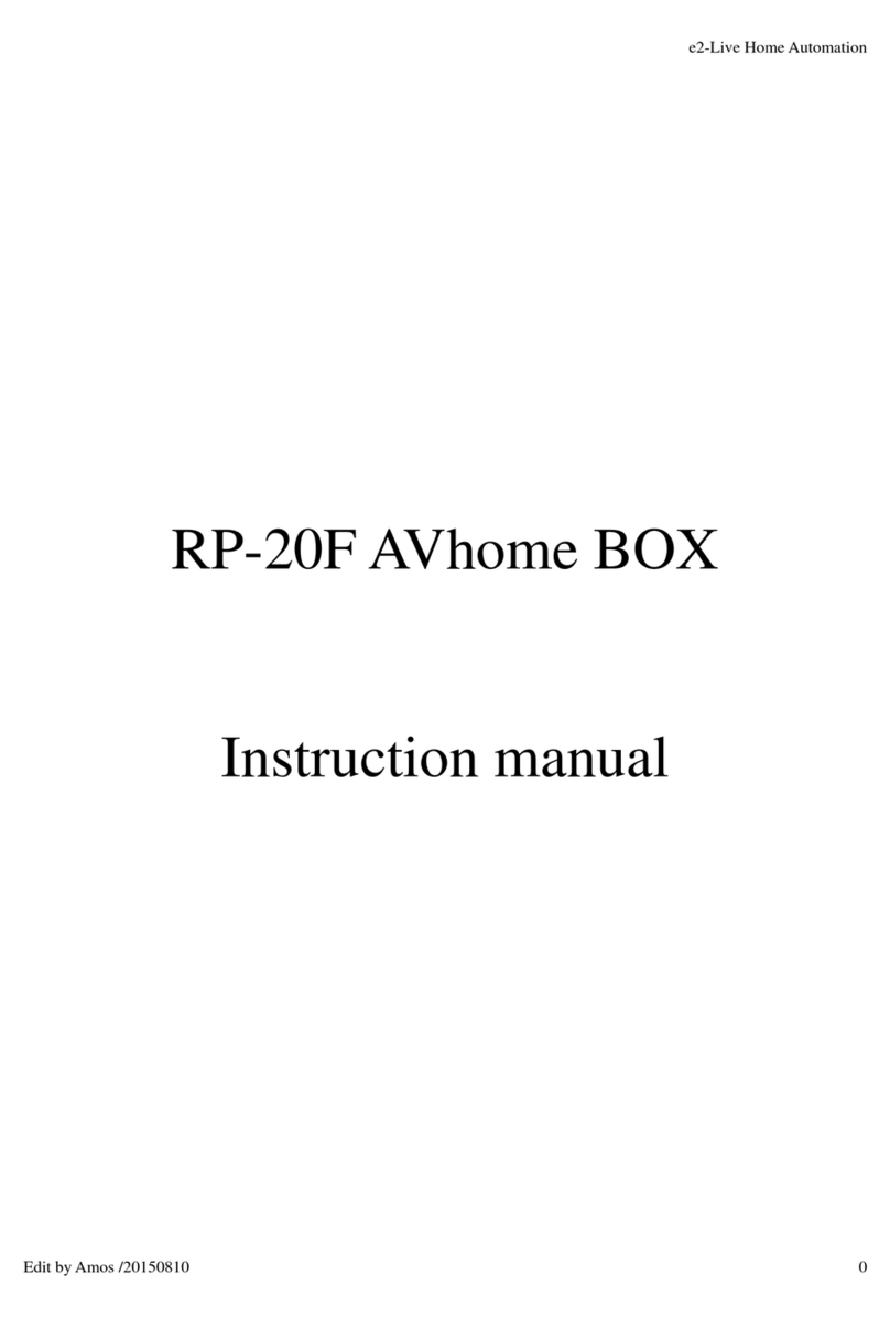 e2-live RP-20F instruction manual