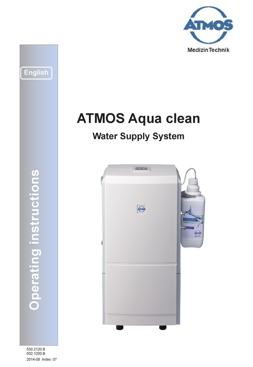 Atmos Aqua clean operating instructions