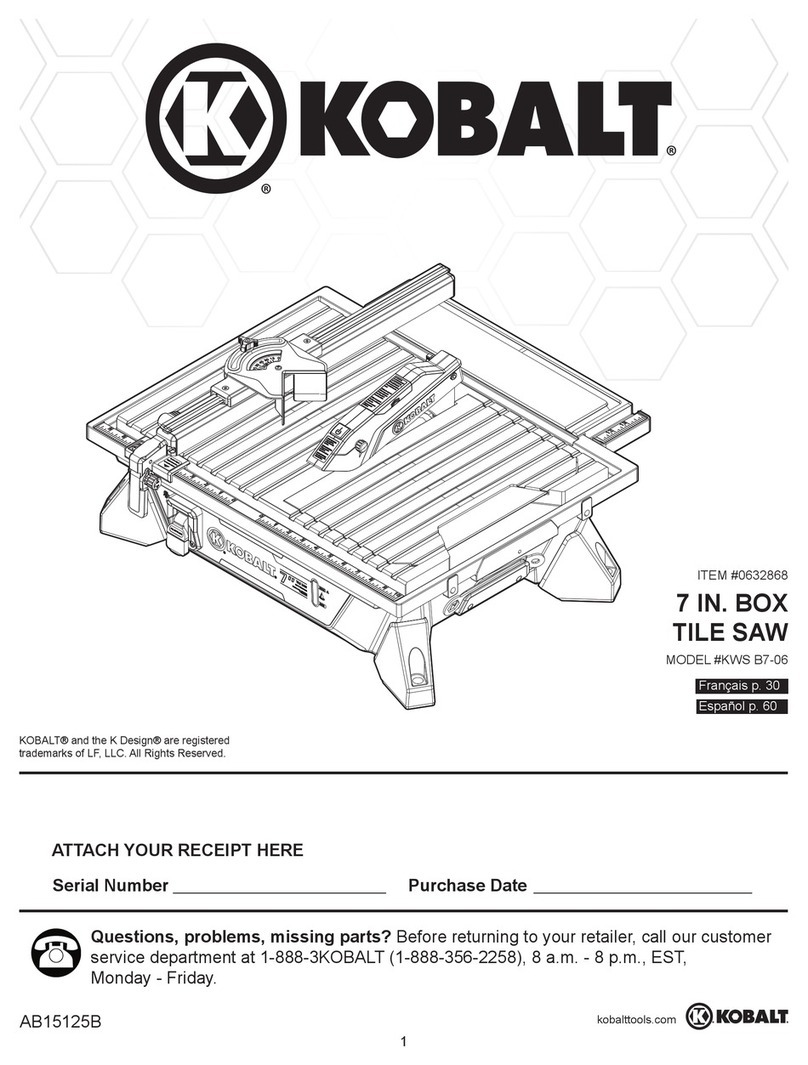Kobalt KWS B7-06 manual