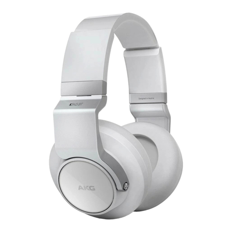 AKG K845 BT quick start guide