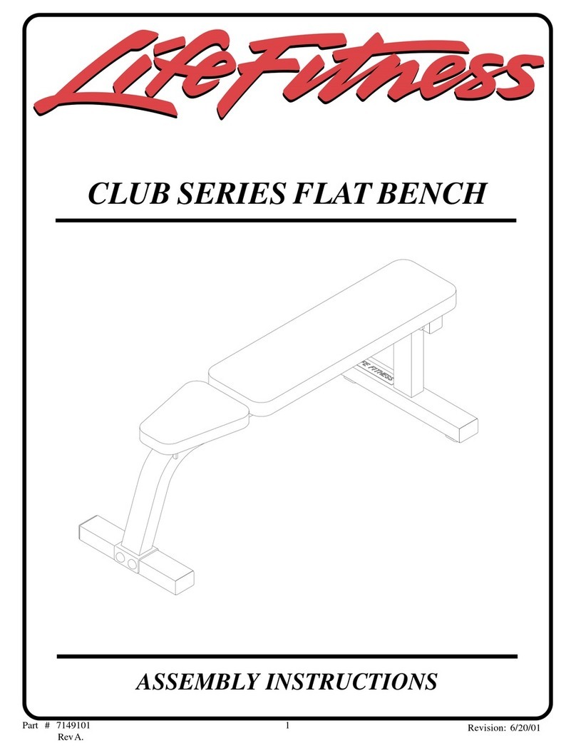 Life Fitness Club Series User manual