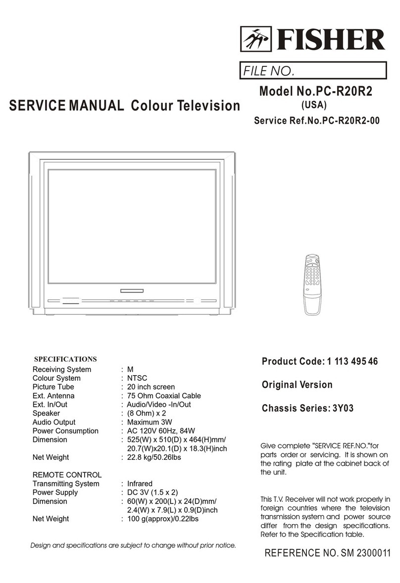 Fisher PC-R20R2 User manual