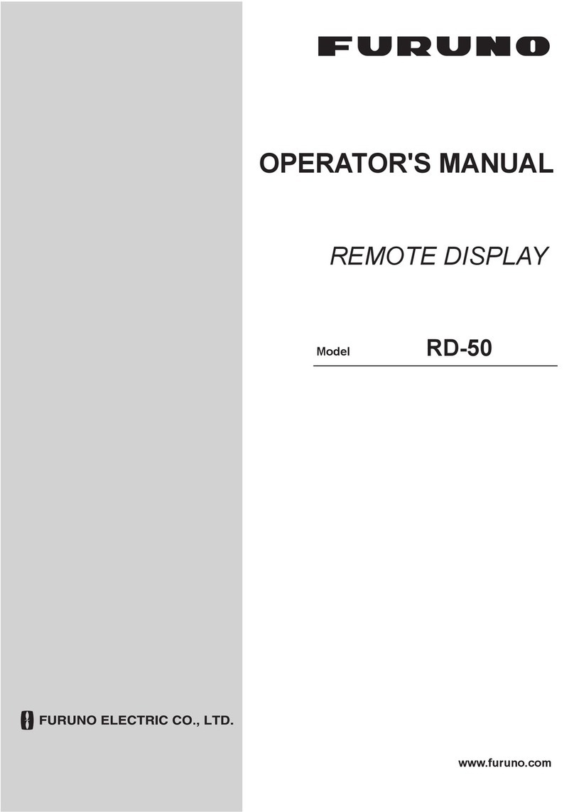 Furuno RD-50 User manual Furuno RD-50 User manual