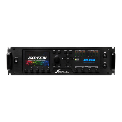 Fractal Audio Axe-Fx III owner's manual