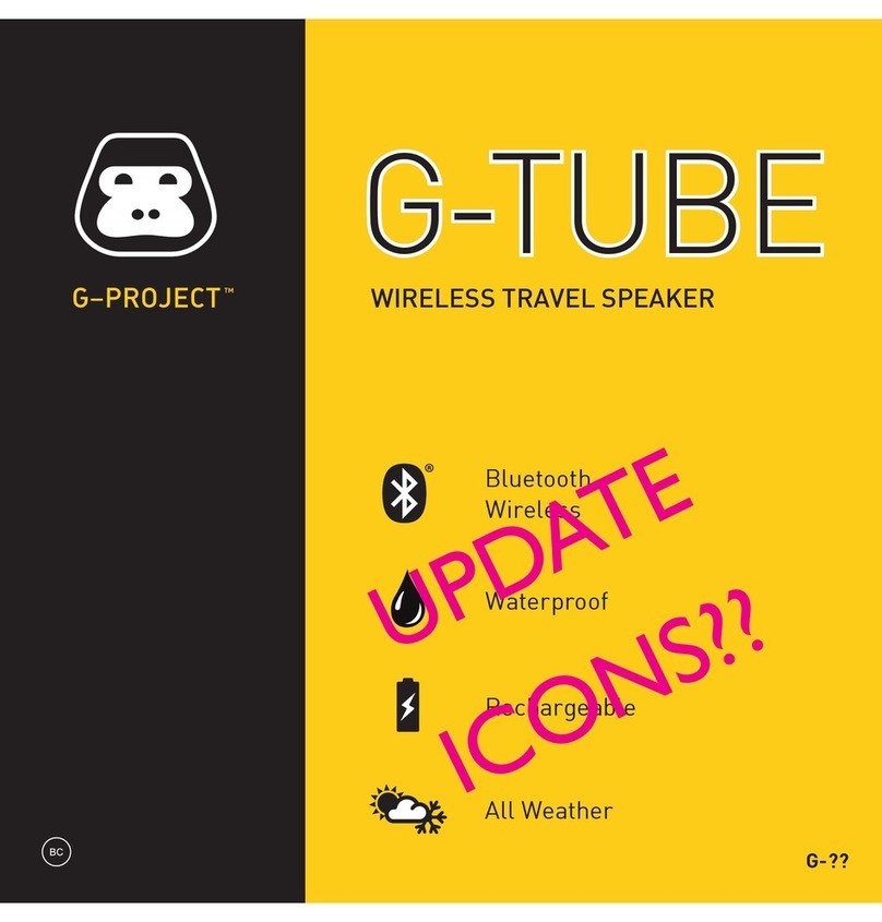 G-project G-tube user manual