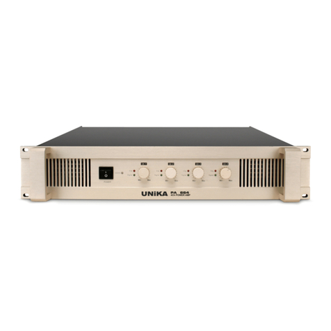 Unika PA-664 User instructions