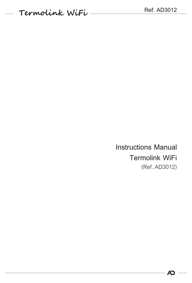 Aldea Domotica Termolink WiFi instruction manual