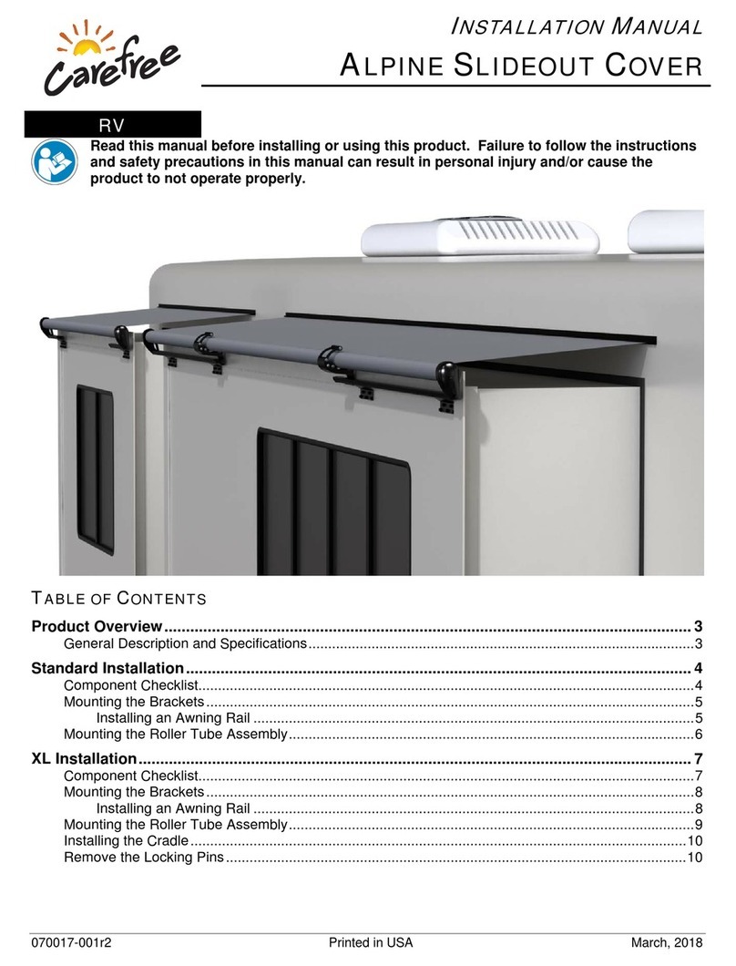 Carefree RV User manual