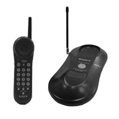 Sony SPP-N1001 User manual