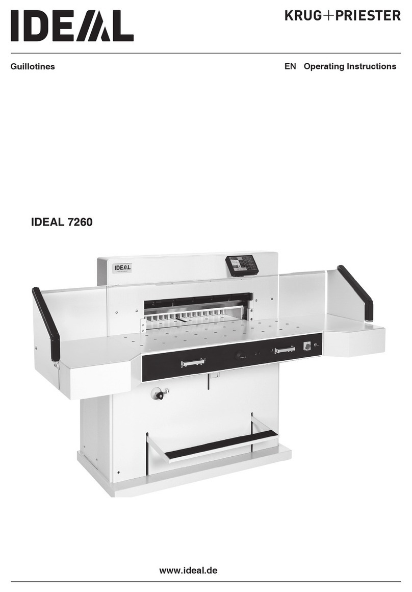 IDEAL 7260 operating instructions