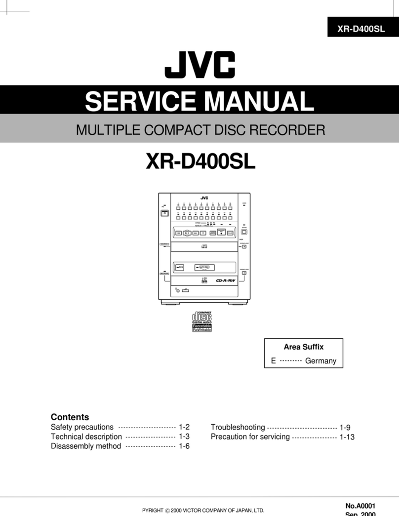 JVC XR-D400SL User manual