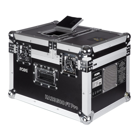 Robe HAZE 500 FT PRO User manual Robe HAZE 500 FT PRO User manual