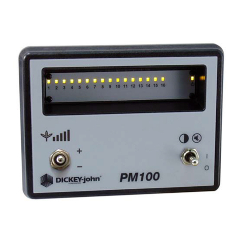 Dickey-John PM100 User manual