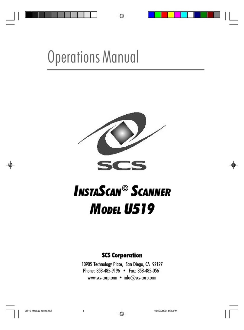 SCS U519 Operation manual