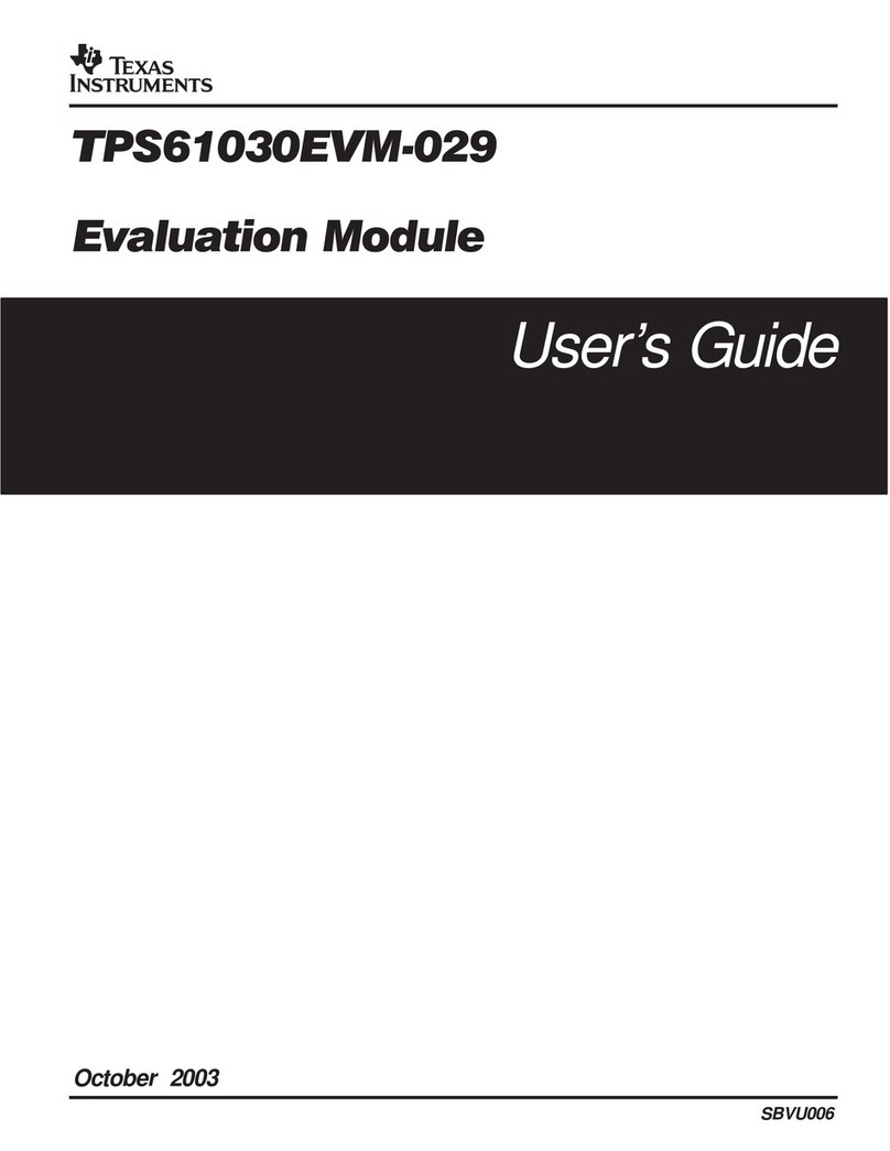 Texas Instruments TPS61030EVM-029 user guide