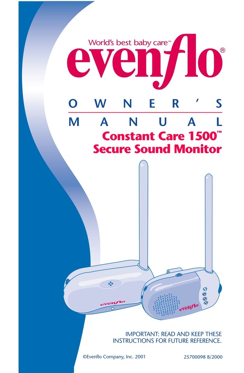 Evenflo Constant Care 1500 owner's manual