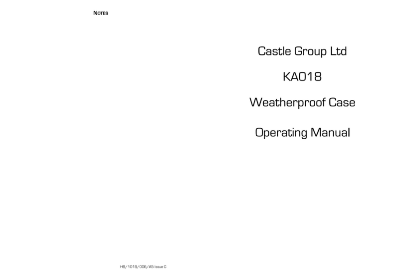 Castle group KA018 operating manual