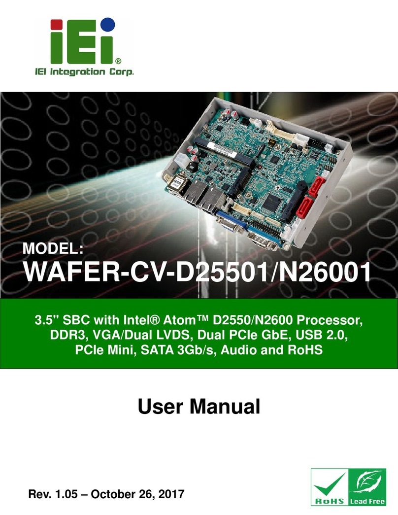 IEI Technology WAFER-CV-N26001 User manual