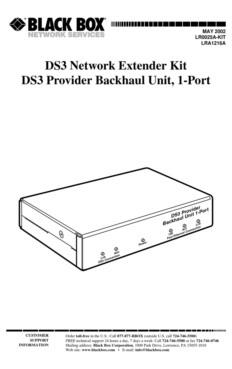 Black Box LR0025A-KIT User manual