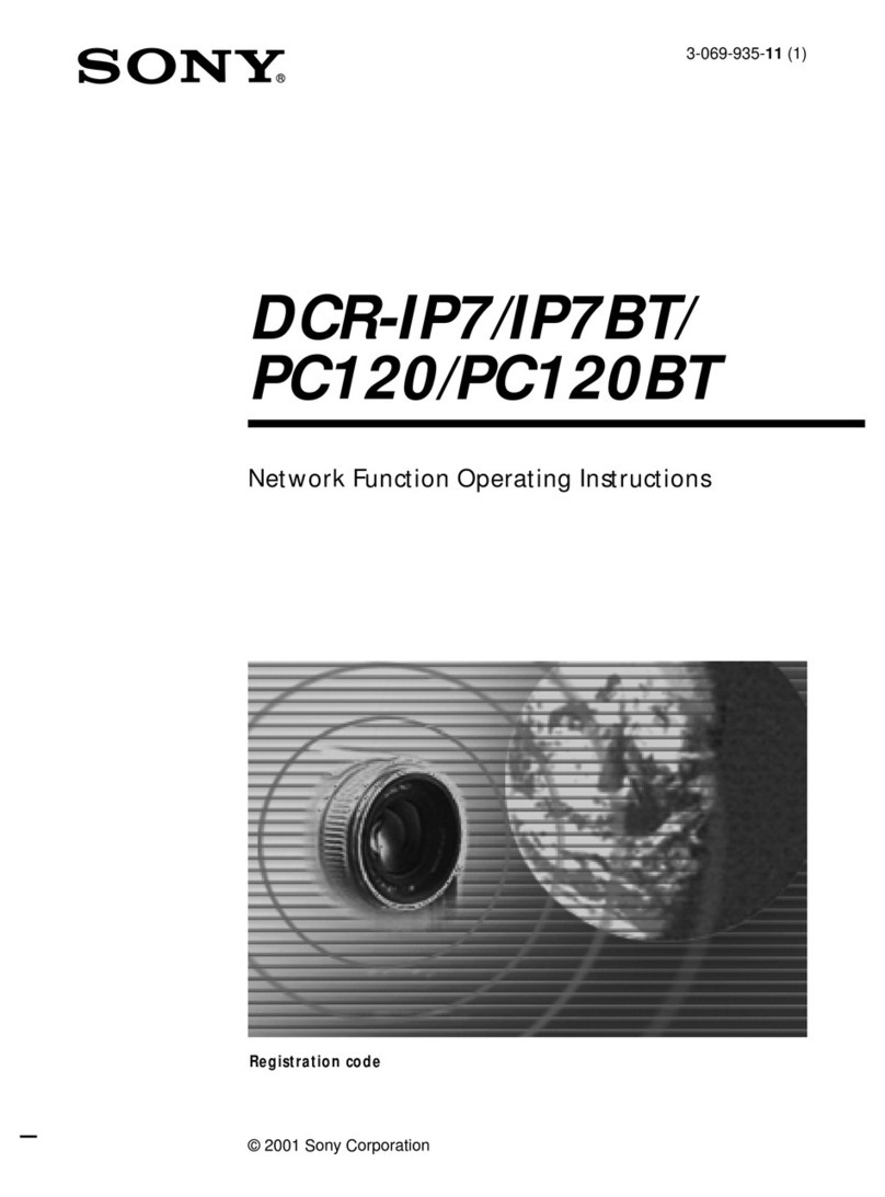 Sony DCR-IP7BT - Network Handycam Ip User manual Sony DCR-IP7BT - Network Handycam Ip User manual