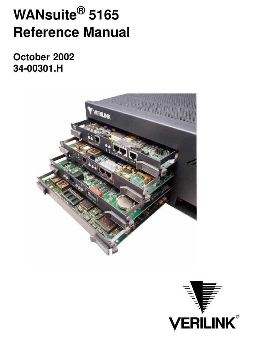 Verilink WANsuite 5165 User manual