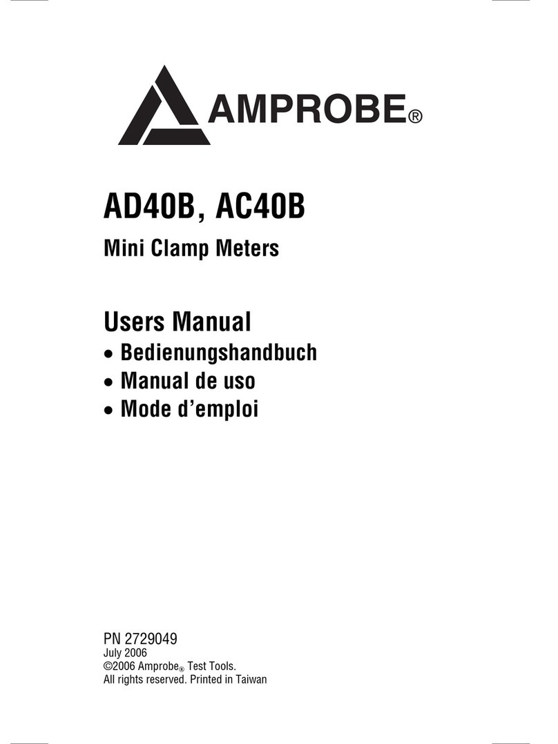 Amprobe AD40B User manual Amprobe AD40B User manual