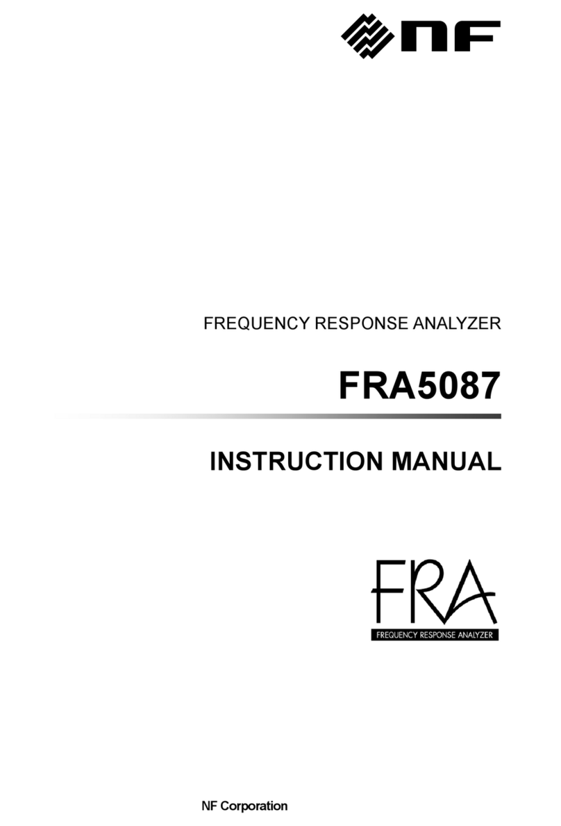 NF FRA5087 instruction manual
