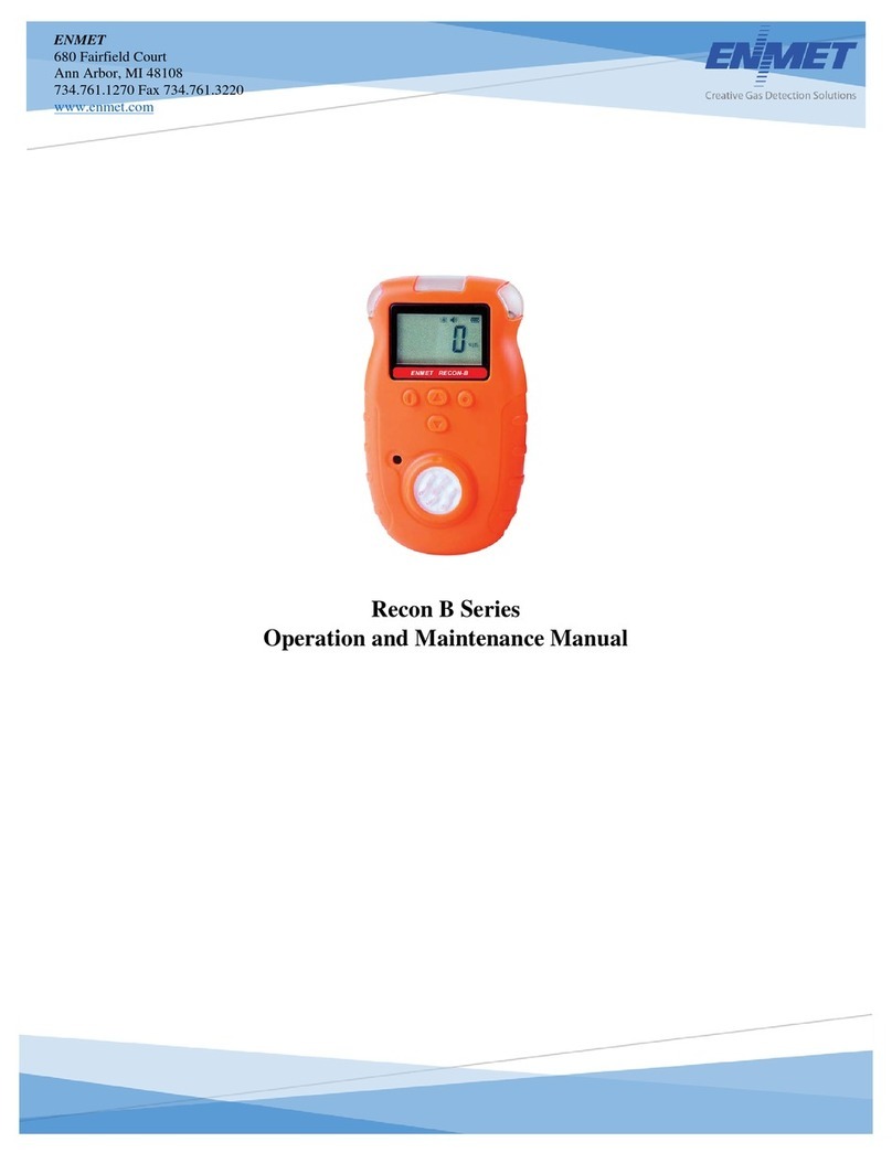 ENMET Recon/NH3-B Operation and maintenance manual