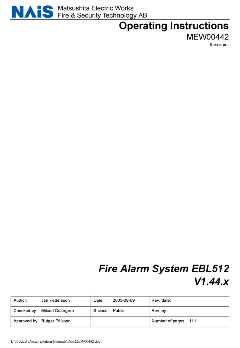 NAiS EBL512 operating instructions
