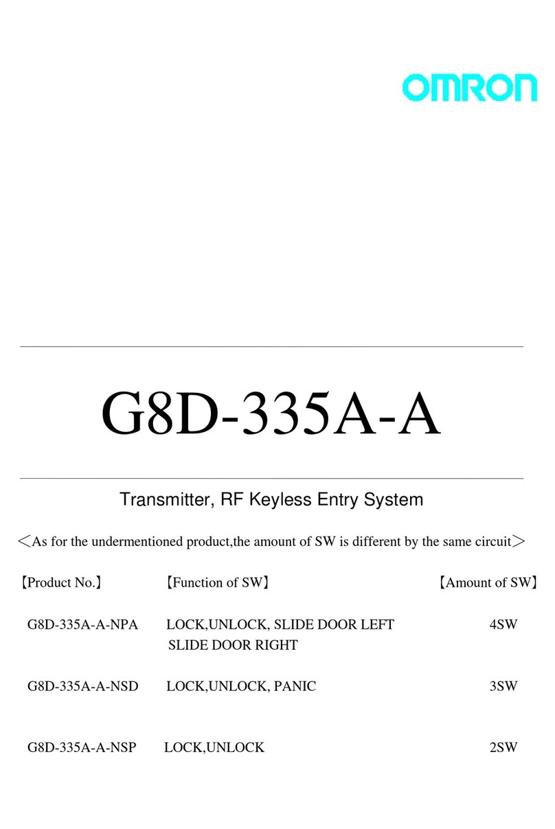 Omron G8D-335A-A user manual