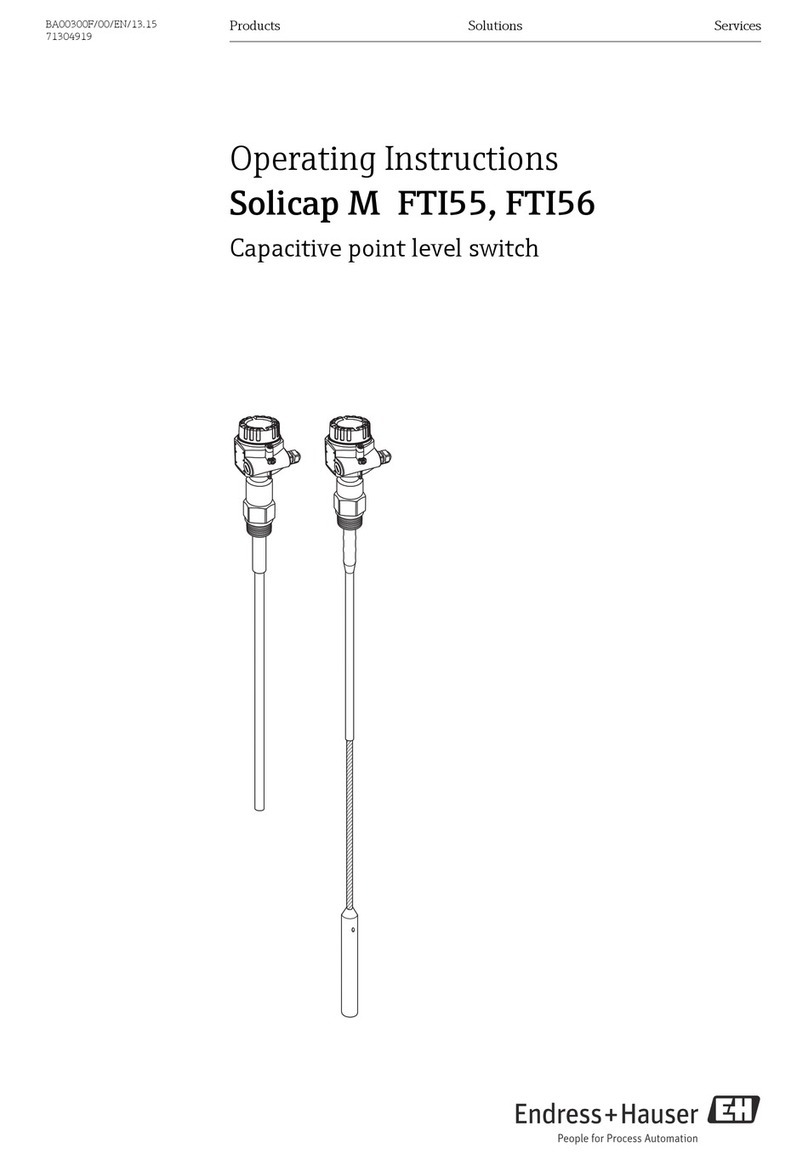 Endress+Hauser Solicap M FTI56 Operating	 instruction