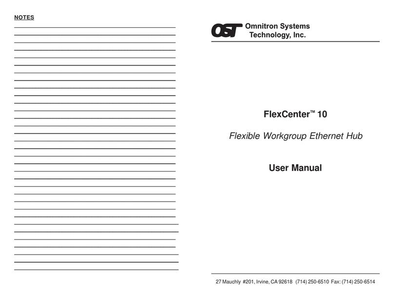 Omnitron Systems Technology FlexCenter 10 User manual