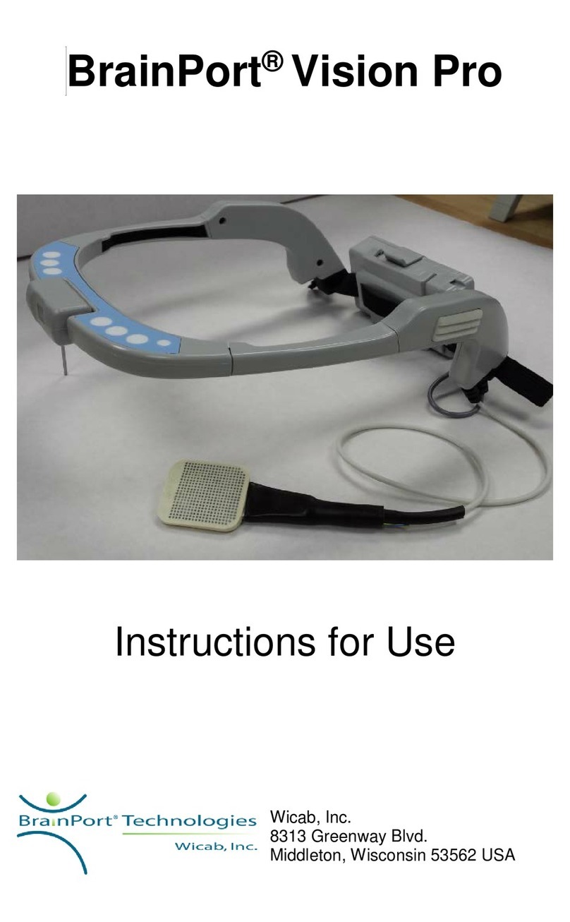 Wicab BrainPort Vision Pro Instructions for use