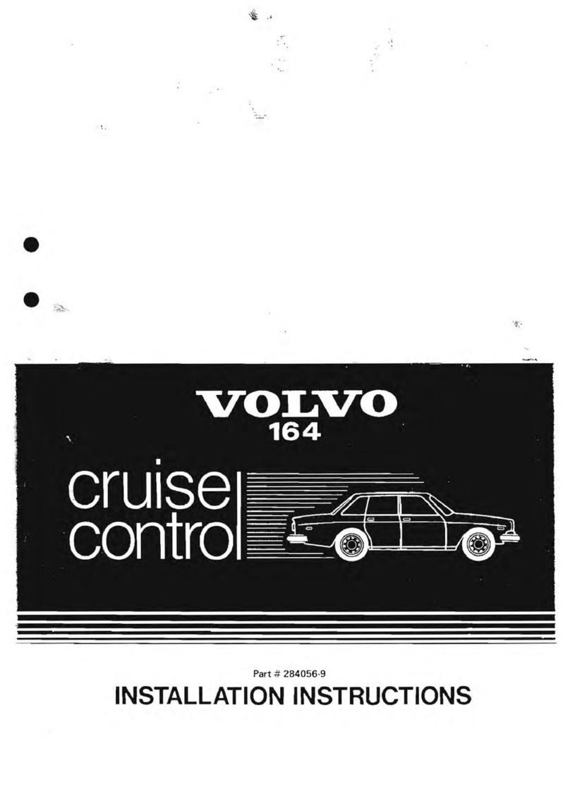 Volvo 164 installation instructions