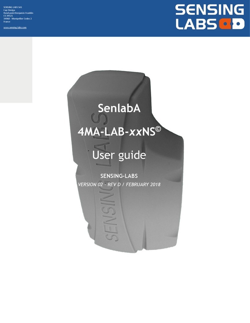 Sensing Labs SenlabA 4MA-LAB-13NS user guide