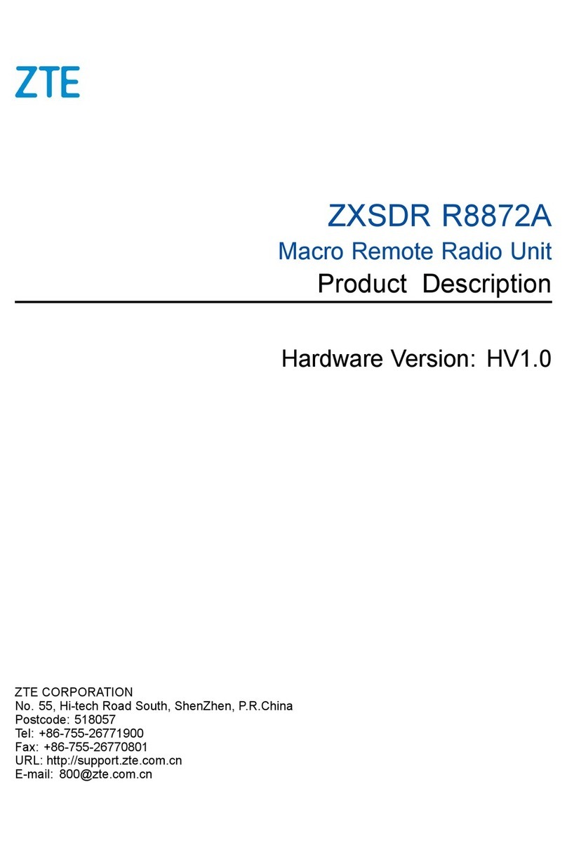 Zte ZXSDR R8872A Product description